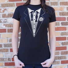 Cargar imagen en el visor de la galería, Hangover Tuxedo T-Shirt (Ladies)
