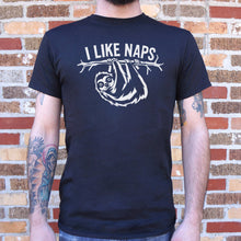 Cargar imagen en el visor de la galería, I Like Naps T-Shirt (Mens)
