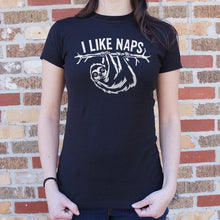 Cargar imagen en el visor de la galería, I Like Naps T-Shirt (Ladies)
