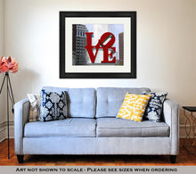 Load image into Gallery viewer, Framed Print, Love Park Philadelphia
