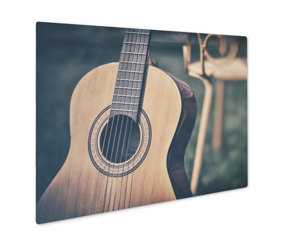 Metal Panel Print, Spanish Guitar