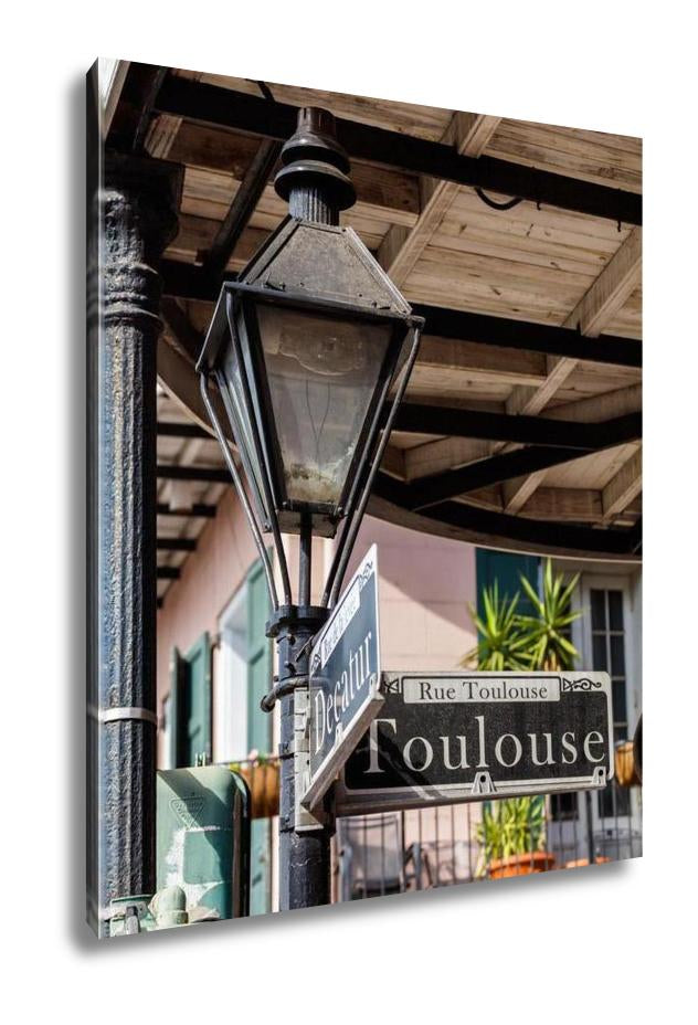 Gallery Wrapped Canvas, French Quarter Cityscape