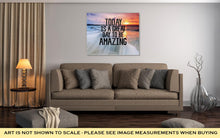 Load image into Gallery viewer, Gallery Wrapped Canvas, Inspirational And Motivational Quote With Phrase Today Is A Great Day To Be
