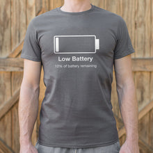 Cargar imagen en el visor de la galería, Low Battery T-Shirt (Mens)
