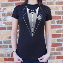 Cargar imagen en el visor de la galería, Tuxedo T-Shirt (Ladies)
