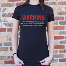 Load image into Gallery viewer, Viewer Discretion T-Shirt (Ladies)
